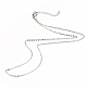Cadena de cable de hierro hacer collar MAK-I019-01B-P-1