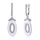 Trendy Sterling Silver Hoop Earrings EJEW-BB30023-B-1