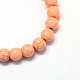 Chapelets de perles en turquoise synthétique TURQ-S284-8mm-B04-2