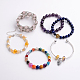 Idées de fête à la mode pour les bracelets de la famille mixte BJEW-JB02155-1