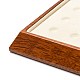 Bandeja de exhibición de cuentas redondas de joyería de pesentación de madera rectangular ODIS-P008-13A-2