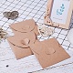 Vintage Square Heart Buckle CD Envelopes DIY-WH0092-01-6