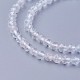 Brins de perles de topaze blanche naturelle G-F619-28-4mm-3