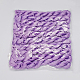 ナイロン糸  作るカスタム織りブレスレットのためのナイロン製のアクセサリーコード  ミディアム蘭  1mm  約26.24ヤード（24m）/バンドル  10のバンドル/袋  約262.46ヤード（240m）/バッグ NWIR-R002-1mm-5-2
