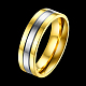 Regali di san valentino anelli coppia in acciaio al titanio per uomo RJEW-BB16403-9-2