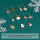 Kit fai da te per creare orecchini di Natale DIY-TA0002-86-10