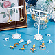 SUNNYCLUE 150Pcs 3 Style Plastic Clip-on Earring Findings KY-SC0001-72-4