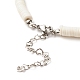 Handgefertigte Heishi-Perlenkette aus Fimo für Frauen NJEW-JN03793-5