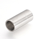 304 Stainless Steel Magnetic Clasps with Glue-in Ends STAS-Q211-39-1