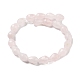 Natürlichen Rosenquarz Perlen Stränge G-P520-B02-01-3