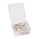 24Pcs 3 Size 304 Stainless Steel Stud Earring Findings STAS-LS0001-07-6