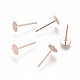 Accessoires de puces d'oreilles en 304 acier inoxydable STAS-H436-24RG-5mm-1