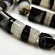 Natural Crystal and Agate Column Bead Strands G-E247-07-14mm-2
