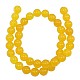 Natural Agate Beads Strands G-G390-6mm-02-1