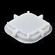 DIYキャンドルホルダーと蓋のシリコンモールド  樹脂石膏セメント鋳型  正方形  7~7.1x7~7.2x1.2~3.7cm  内径：4.6~6.05x4.6~6.05のCM  2個/セット DIY-F144-07A-7