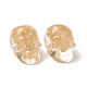 Perles de chips teintes en quartz jaune naturel G-E185-11-3