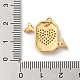 Rack Plating Brass Micro Pave Cubic Zirconia Pendants KK-A190-16G-3
