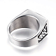 304 Stainless Steel Wide Band Rings RJEW-G092-23-2