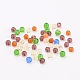 Mixed Color Round Glass Beads X-GR4mm-2