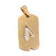 Ion Plating(IP) 304 Stainless Steel Pendants STAS-O127-D04-2