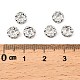 Messing Strass Zwischen perlen&nbsp;RB-A014-L6mm-01S-NF-4