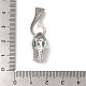 Застежки-крючки из латуни с микропаве из кубического циркония KK-A227-06P-3
