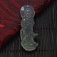 Buddhist Jewelry Natural Gemstone Agate Carved Avalokitesvara Pendants G-O001-01-2