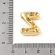 Кулон из латуни с прозрачным кубическим цирконием KK-Z046-01G-Z-3