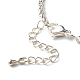 Bracelets de perles de pierre de lune arc-en-ciel naturel BJEW-JB06384-06-5