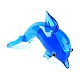 3D Dolphin Handmade Lampwork Display Decoration DJEW-C012-05-2