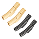 UNICRAFTALE 4Sets 2 Colors Column 304 Stainless Steel Bayonet Necklace Clasps STAS-UN0020-41-1
