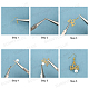 Ensembles de fabrication de boucles d'oreilles pendantes Sunnyclue DIY DIY-SC0016-70-4