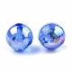 Transparent Plastic Beads OACR-S026-6mm-02-2