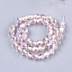 Electroplate Glass Beads Strands X-EGLA-Q118-6mm-B12-2