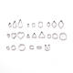 430 Stainless Steel Clay Earring Cutters Set DIY-CJC0005-08-1