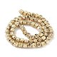 Electroplated Natural Lava Rock Beads Strands G-H303-A10-LG01-2