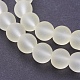 Chapelets de perles en verre transparent GLAA-S031-8mm-23-3