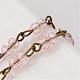 Glass Handmade Beaded Chains AJEW-JB00222-2