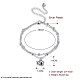 Bracelets de cheville en laiton à la mode AJEW-BB31023-6