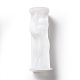DIYの母と子のキャンドルシリコーン型  香りのよいキャンドル作りに  ホワイト  16.8x5.5cm  内径：44x37mm。 DIY-H001-06-5
