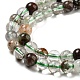 Quartz de lodolite vert naturel / brins de perles de quartz de jardin G-G933-03B-01-3