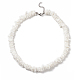 Fragment de coquillage naturel bracelet et collier de perles irrégulières et bracelet de cheville SJEW-JS01264-7