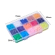1500 pièces 15 couleurs pe bricolage perles melty perles fusible recharges DIY-YW0003-23-5