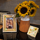 塩ビウォールステッカー  壁飾り  花柄  390x900mm  2枚/セット DIY-WH0228-493-5