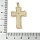 Латунные микро проложить кубического циркония подвески KK-I712-52G-01-3