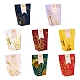 Spritewelry 40sets 8 couleurs rectangle papier flip sacs-cadeaux CON-FW0001-05-1