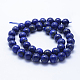 Natural Lapis Lazuli Beads Strands G-P342-01-10mm-AB-2