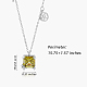 925 ожерелье из стерлингового серебра с цирконом 12 ожерелье с подвеской в виде созвездия ювелирные изделия юбилей подарки на день рождения для женщин мужчин JN1088C-2