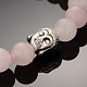 Buddhist Gemstone Beaded Stretch Bracelets BJEW-JB01874-02-2