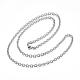 304 Edelstahl-Kabelketten Halsketten NJEW-G283-02P-1